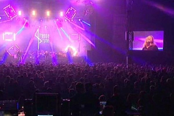 La foule au Festival Basse-Zorn vendredi soir 