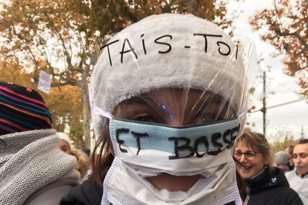 Lyon - Les infirmières sont dans la rue ce mardi 20 novembre 