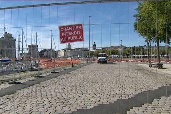 Les travaux autour du Vieux Port ont commencé à La Rochelle.