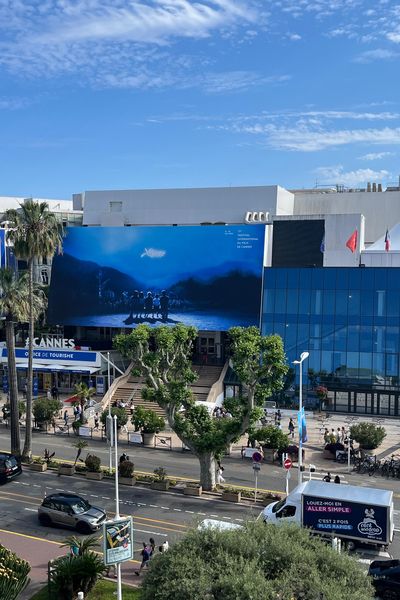 Le palais des festivals lors de la 77e édition.