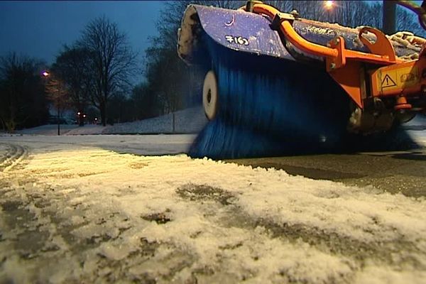 Déneigement à Besançon