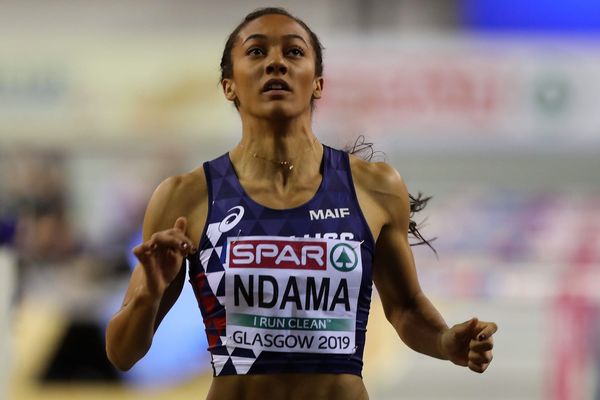 Solène Ndama lors des championnats d'Europe de Glasgow