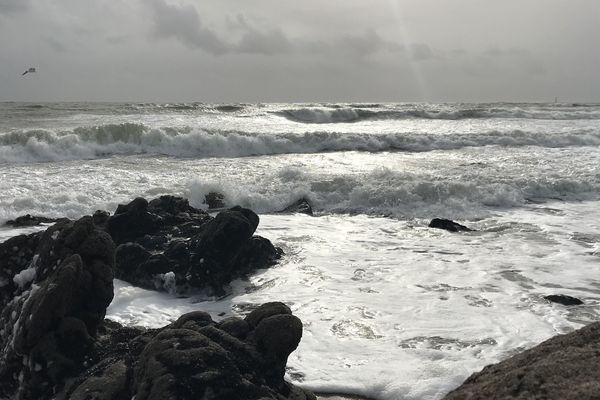 Avant la tempête Amélie sur la côte vendéenne, le 2 novembre 2019