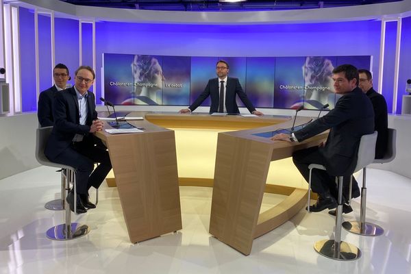  Le débat organisé par France 3 Champagne-Ardenne sur les élections municipales 2020 à Châlons-en-Champagne