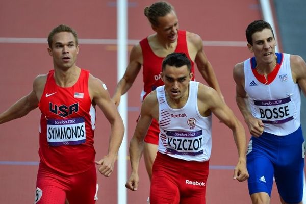 Pierre-Antoine Bosse sur le 800m qualificatif pour la demi-finale à Londres, le 06 août 2012