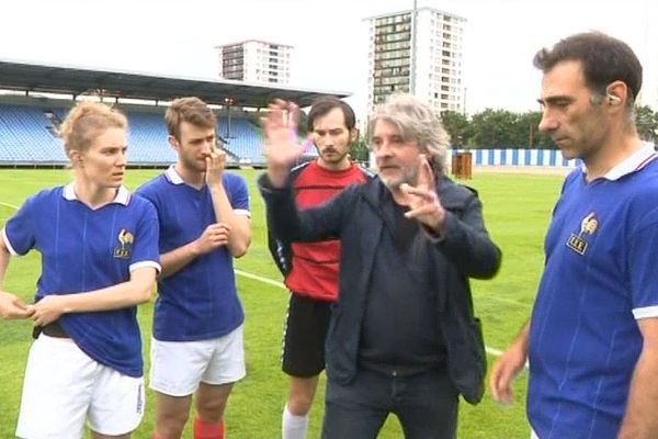 Massimo Furlan en répétition avec ses joueurs