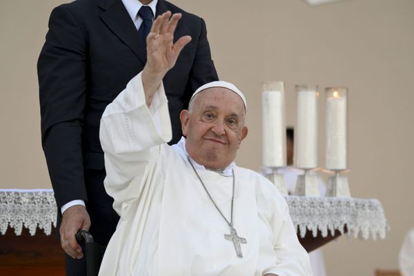 Le pape François en visite officielle à Luxembourg-Ville, jeudi 26 septembre 2024. Une viste express de huit heures.