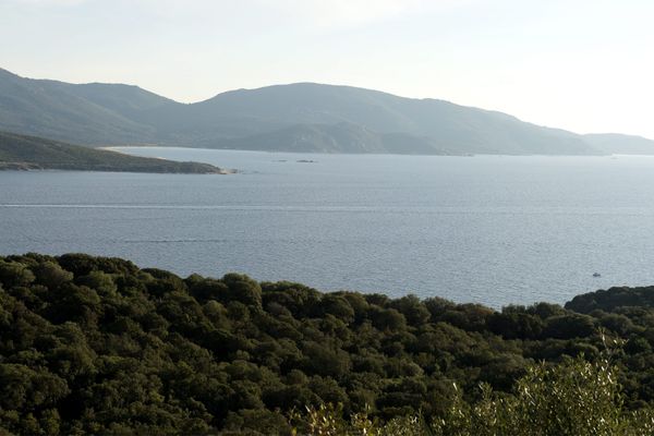 Paysage de Propriano en Corse-du-Sud, 23 septembre 2016.