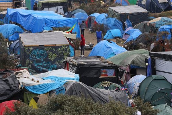 La Jungle de Calais.