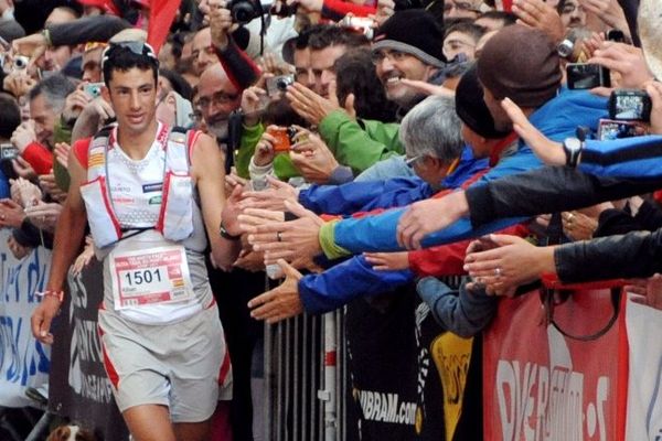 Kilian Jornet le 27 août 2011 à Chamonix. 