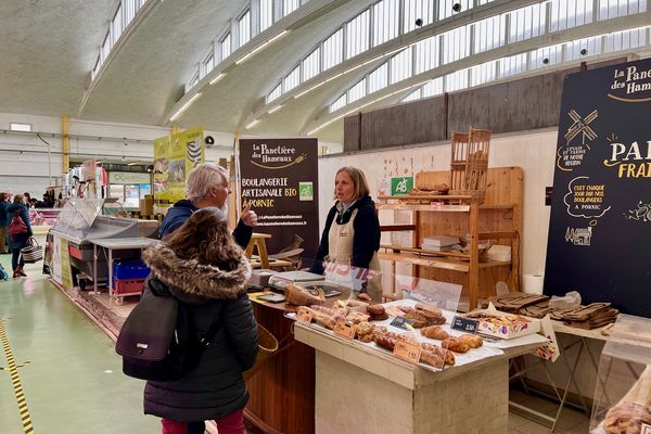 Les halles de Saint-Nazaire, en mars 2022.