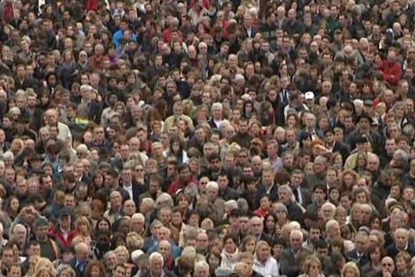 Foule à Montpellier