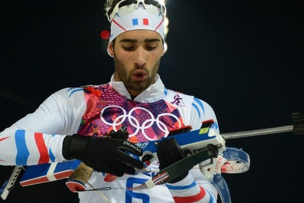 Martin Fourcade aux jeux olympiques de Sotchi