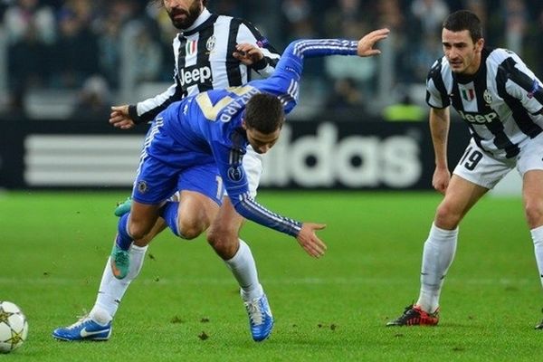 Eden Hazard lors de la lourde défaite de Chelsea (0-3) sur la pelouse de la Juventus, le 20 novembre.