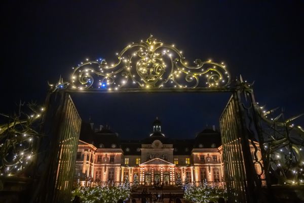 Château de Vaux-le-vicomte décoré pour le Grand Noël 2023