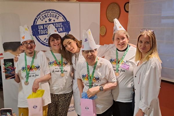 Les gagnants de l'épreuve de la toque et celle de la pâtisserie.