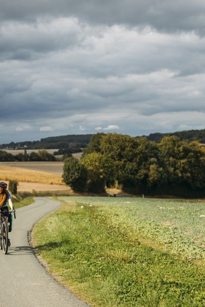 La véloscénie fait partie des 5 000 kilomètres de pistes cyclabs de la région.