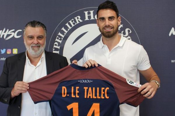 Montpellier - le défenseur français de l'Etoile Rouge de Belgrade Damien Le Tallec signe au MHSC - 20 juin 2018.