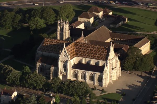 Le monastère de Brou, l'un des sites emblématique de la ville de Bourg-en-Bresse 