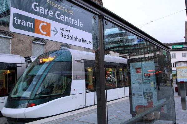 Station de tram à Strasbourg