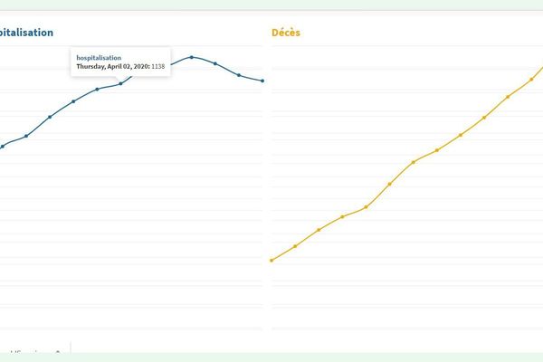 Le pic de nouveaux cas hospitalisés pourrait avoir été atteint dimanche 5 avril,  avec 1 250 patients hospitalisés au total dans le Rhône.
