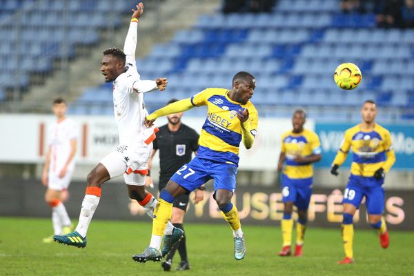 FC Sochaux face à Lorient - image d'archives 