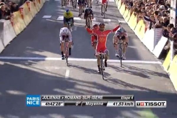 Nacer Bouhanni a pris sa revanche ce jeudi après son déclassement dans la 2e étape.