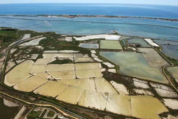 Hérault - Les salins de Frontignan ne sont plus exploités depuis 1968.