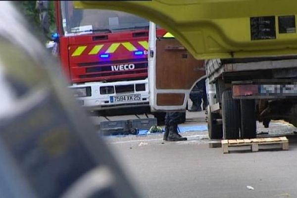 Accident mortel au lieu dit Cayenne à la sortie de Besançon