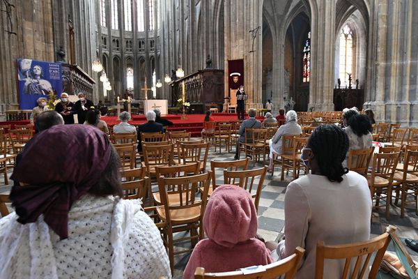 Les messes ont repris le 24 mai à la cathédrale Sainte-Croix d'Orléans