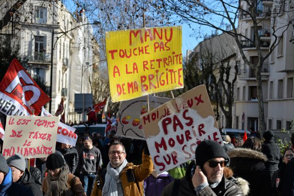 Manifestation contre la réforme