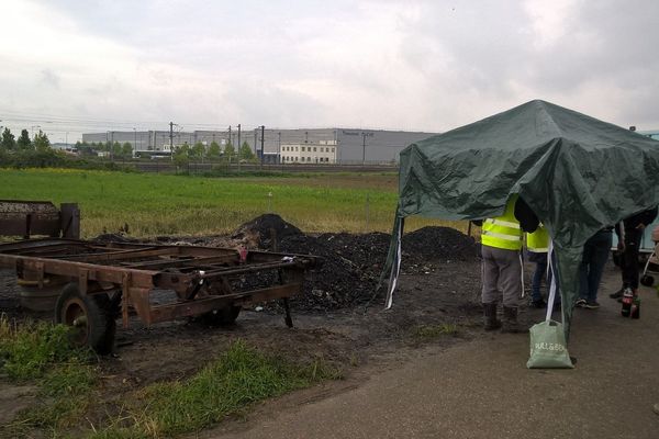 Le quartier général des "gilets jaunes" d'Erstein incendié dans la nuit du samedi au dimanche 19 mai