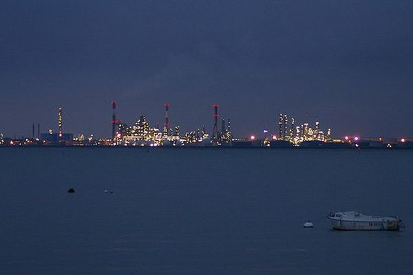 La raffinerie Total de Donges en Loire-Atlantique