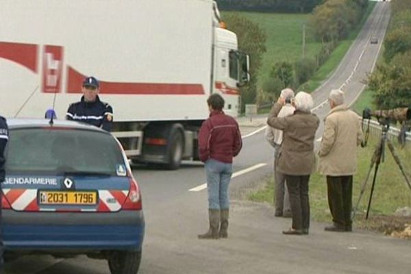 Le préfet de l'Orne a déployé des patrouilles de la gendarmerie autour du site GDE de Nonant-le-Pin