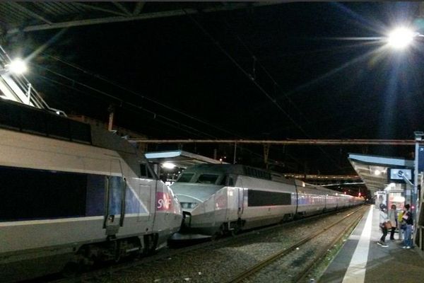 Plusieurs heures d'attente en gare de Poitiers pour les passagers des TGV bloqués par la panne survenue en Indre-et-Loire.