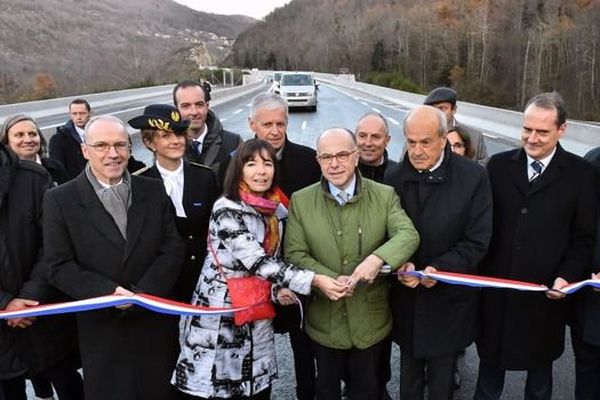 Le Premier Ministre était venu en Ariège inaugurer la déviation d'Ax-les-Thermes.