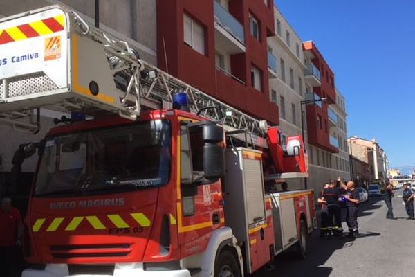 Un incendie s'est produit avenue de Grande Bretagne à Perpignan samedi 23 juin 2018