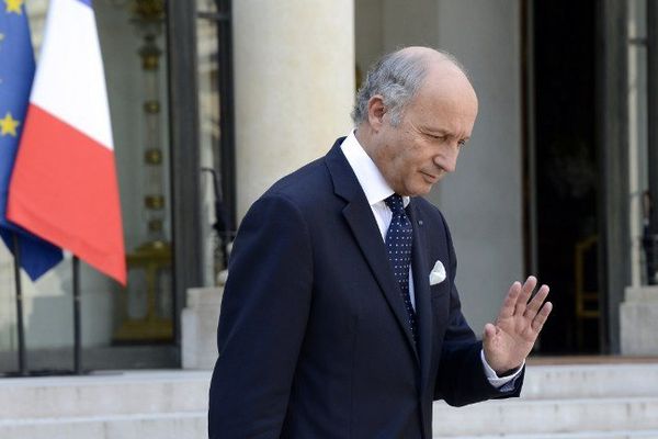 Le ministre des Affaires Etrangères, Laurent Fabius