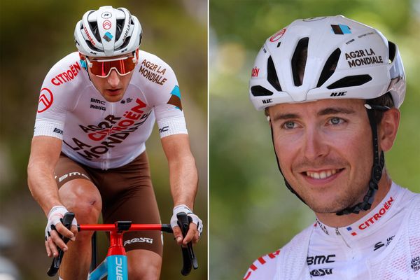 Nans Peters (à gauche) et Benoit Cosnefroy (à droite) ont annoncé le 17 juillet prolonger pour deux saisons supplémentaires avec l'équipe savoyarde AG2R-Citröen.