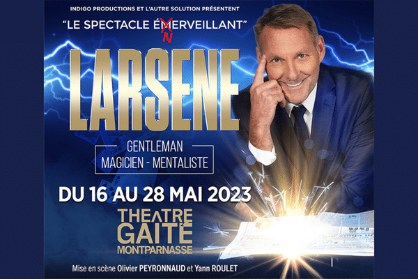 Affiche du spectacle Enerveillant de Larsène