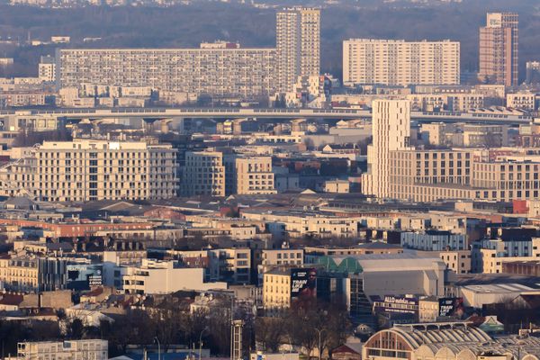 Une vue sur des logments en Seine-Saint-Denis.