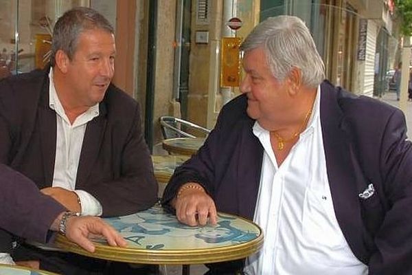 Rolland Courbis et Louis Nicollin - archives