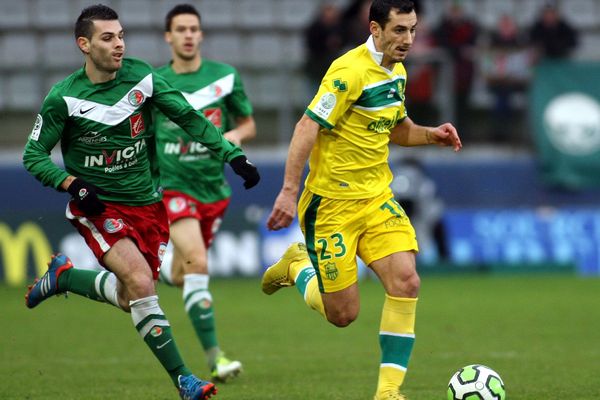 Lors du match aller entre Nantes et Sedan , le 23 décembre 2012