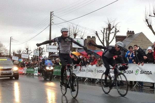 Alexandre Blain a remporté la troisième étape du Tour de Normandie.