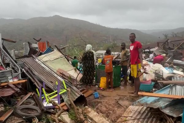 Le cyclone Chido a dévasté Mayotte le 14 décembre.