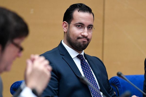 Alexandre Benalla devant la commission d'enquête du Sénat le 19 septembre 2018.