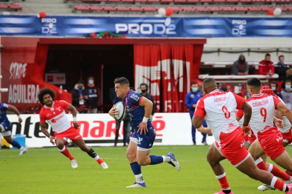 Le FC Grenoble Rugby n'a pas réussi à surmonter le défi physique imposé par les Basques du BO, samedi 22 mai. 