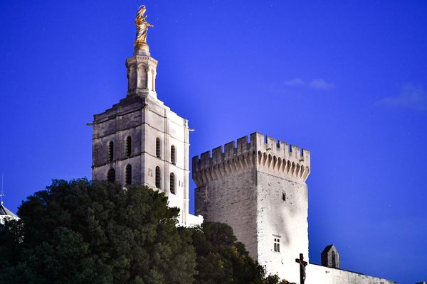 Le Palais des Papes à Avignon, un des édifices géré par la société Avignon Tourisme.