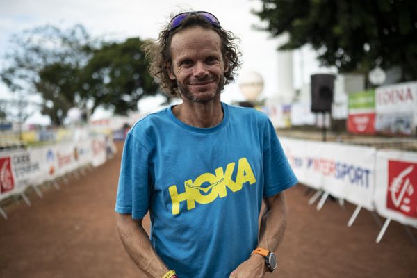 Ludovic Pommeret, ici en 2021 à La Diagonale des Fous, a remporté la Hardrock 100 aux États-Unis ce samedi 13 juillet.