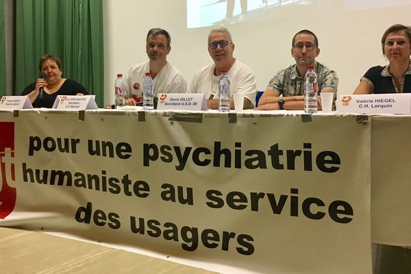 Une délégation d'établissements du Grand-Est s'est réunie car la psychiatrie est en mauvais état dans la région. 